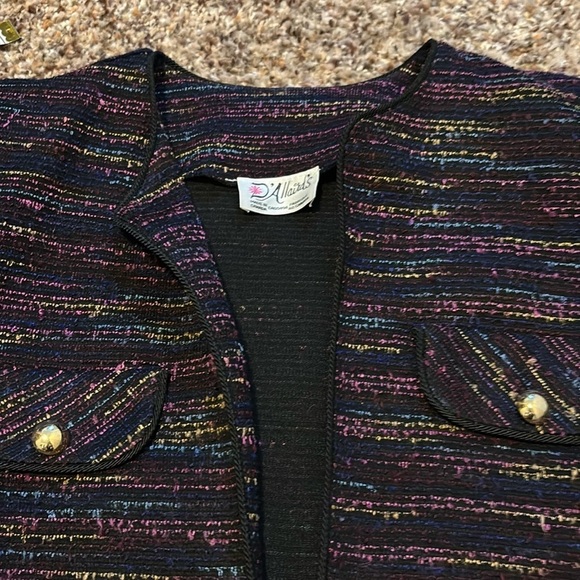 Vintage D’Allaird’s Lightweight Crop Open Front Blazer, M? - Picture 8 of 8